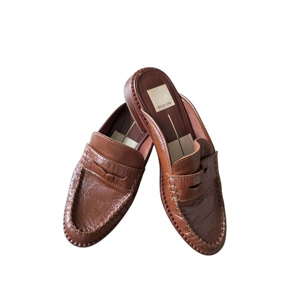Dolce Vita Loafer Size 6.5 Brown Mules Low Heel Slip On NEW - Picture 7 of 9